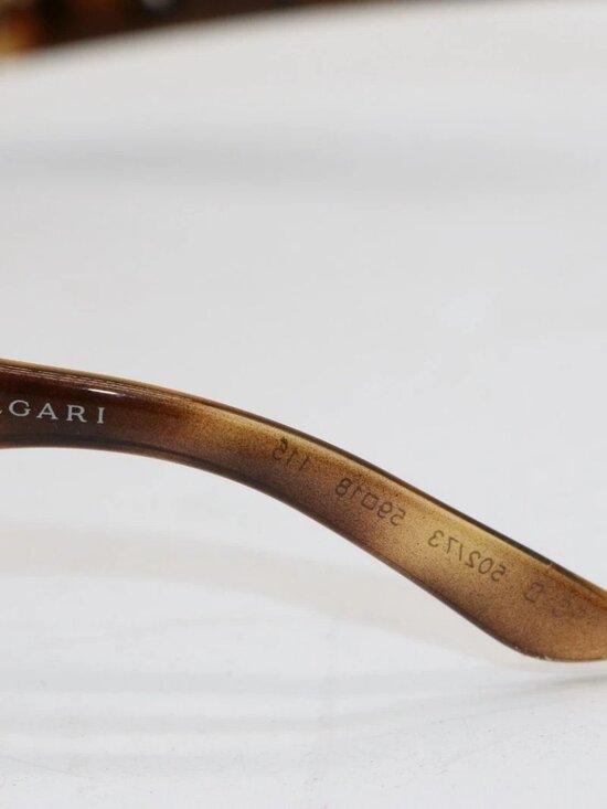Bvlgari 856-B 502/73 Tortoise Shell Crystal Sunglasses Frames - 59-18-115 main image 5